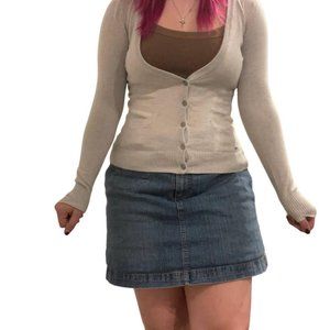 garage small slightly sparkly cardigan